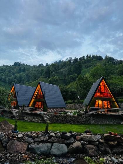 Ardesen Rize Rize Ardeşen'de Dağ Manzaralı Bungalov | 0092