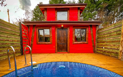 Sapanca Jakuzili ve Isıtmalı Havuzlu Şirin Bungalov | İlan No: 0008